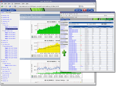 Linux system monitoring: Cacti screenshot Linux system monitoring: Cacti screenshot